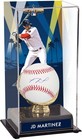 J.D. Martinez Red Sox Signed Baseball & 2022 Asg Gold Glove Display Case w/Image