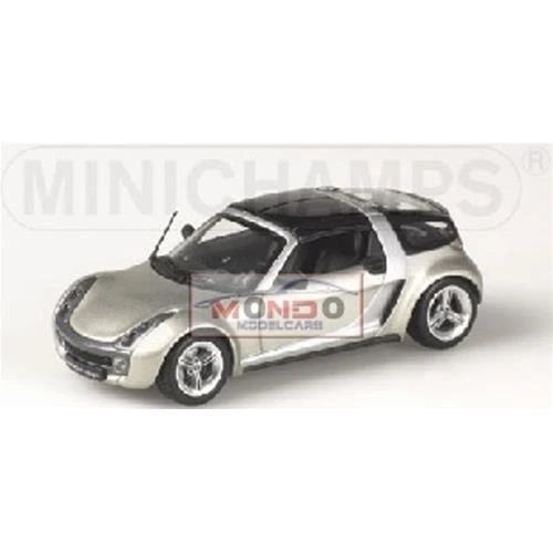 1:43 Minichamps Smart Roadster Coupe? 2003 Grey Metallic 400032121 Diecast Model - Immagine 2 di 2