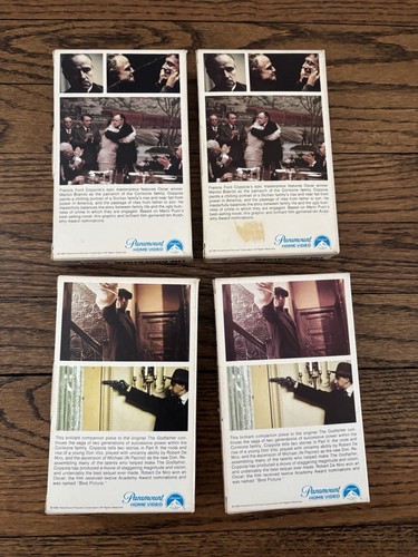 The Godfather I & II Paramount Gatefold Betamax 1972 1 & 2  - NOT VHS Beta Rare - Picture 3 of 8