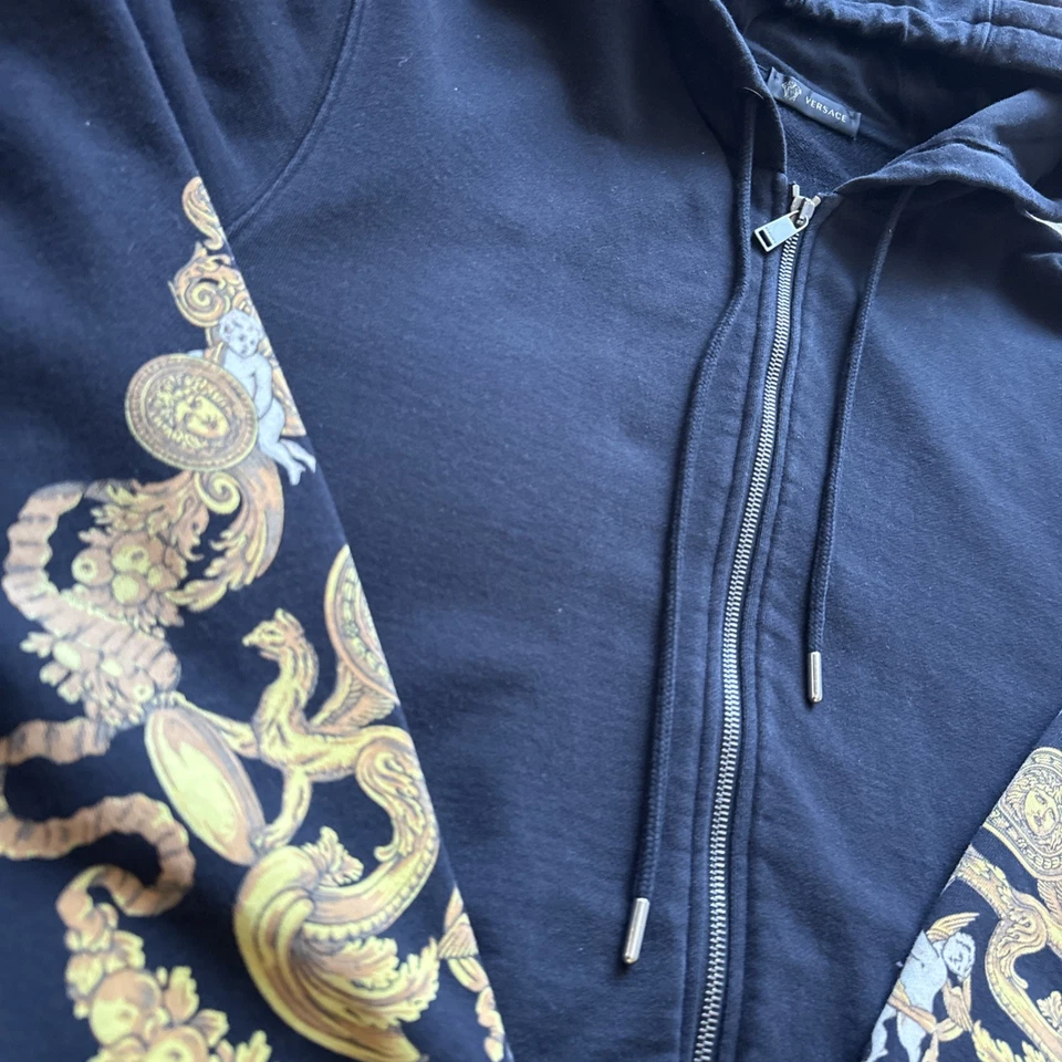 Sudadera con capucha Versace Cherubines con cremallera ***Pieza de archivo*** Foto 4 de 4