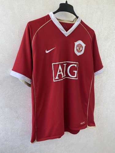 MANCHESTER UNITED 2006 2007 HOME FOOTBALL SHIRT SOCCER JERSEY NIKE 146814 sz L - Picture 3 of 17
