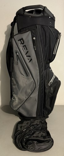 Callaway Reva Lite Cart Bag Gray Black 14-Way Divide Strap Women's Golf Bag
