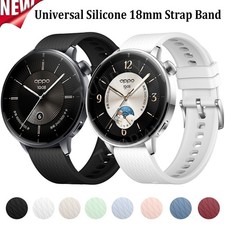 18mm Silicone Strap Watch Band For Garmin Forerunner 265S/Venu 2S/Vivoactive 4S