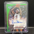 Raven Johnson 2024-25 Bowman Chrome U 1st Green Shimmer AUTO Fever RC SP