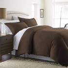 3pc Twin/TwinXl Premium Duvet Cover Set Chocolate