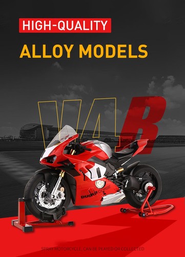 Ducati V4S Racing Moto – 1:6 avec Son, Lumières et Effets Réalistes - Imagen 7 de 21