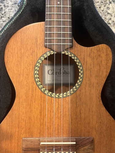 Cordoba 20TM-CE Tenor Ukulele Natural - Picture 2 of 14