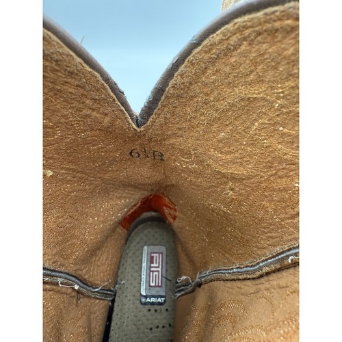 Ariat braune Leder Heritage Westernstiefel J-Zehe 6,5 - Bild 8 von 9