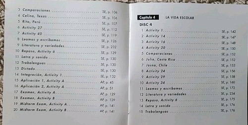 Holt Spanish 1A ¡Exprésate! 6 Audio Compact Discs: Textbook Listening Activities - Picture 4 of 12