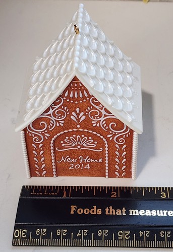 Hallmark New Home 2014 Lebkuchen Andenken Weihnachtsschmuck süß festlich Urlaub - Bild 6 von 8