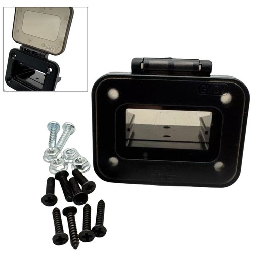 50 Amp Battery Socket Flush Mount Panel with Clear Dust Protection Cover - Afbeelding 3 van 24