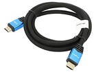 CA-HDMI-20CU-0018-BL HDMI cable, plug, textile on both ends, 1.8m, black,...
