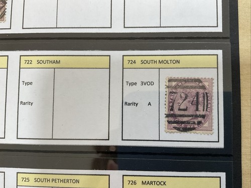 GB QV Postmarks Lilacs Identified Inc 2x1d Red On Paper X18,In 2 Stock Pages J9 - Imagen 7 de 16