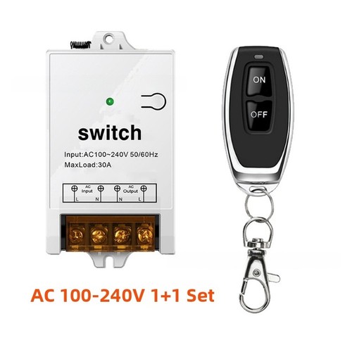 220V Control Switch Remote Control Device Compact Design Flame-retardant Housing - Picture 3 of 11