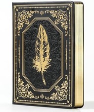 Vintage Leather Journal 200 Pages Gold Edge A5 Hardcover