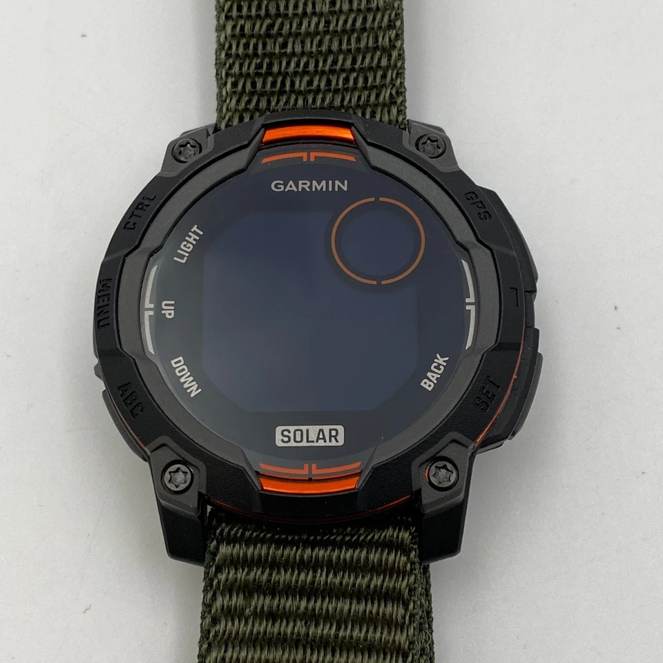 Garmin Instinct 3 Solar - 45mm - Black - Adventure GPS Watch - Open Box - Image 2 of 3