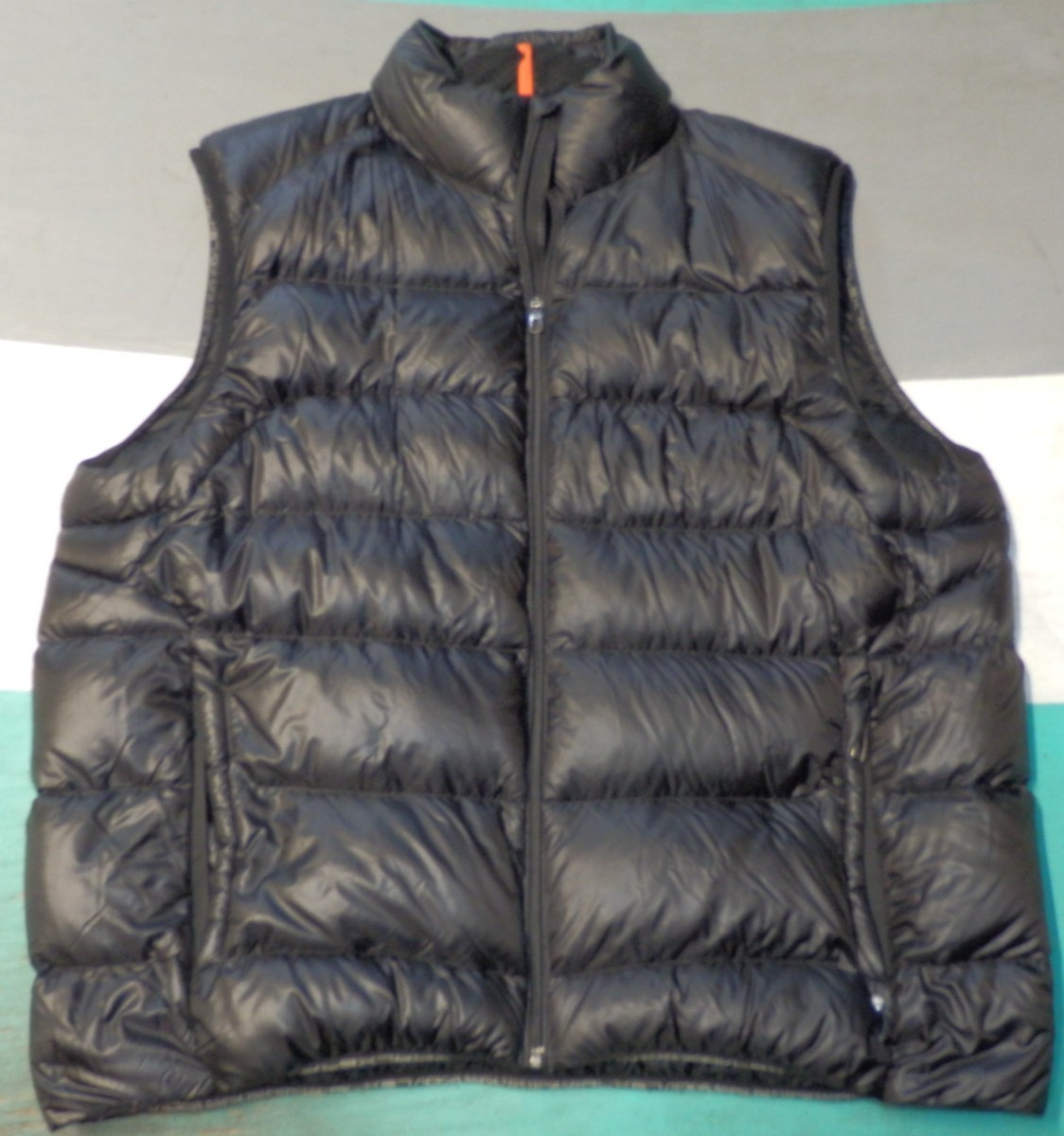 Polo Ralph Lauren RLX Black Goose Down Full Zip Vest Men's Large