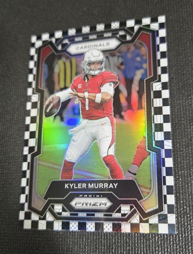 Kyler Murray 2023 Panini Prizm 1 Black White Checkerboard Prizm SP Cardinals - Picture 3 of 5
