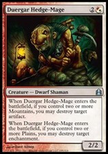 Duergar Hedge-Mage - Light Play MTG Commander