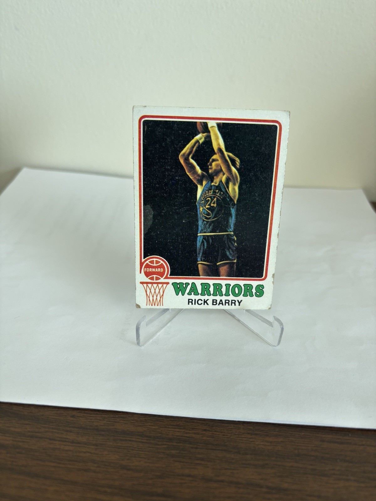 1973-74 TOPPS RICK BARRY GOLDEN STATE WARRIORS #90 Fair To Good