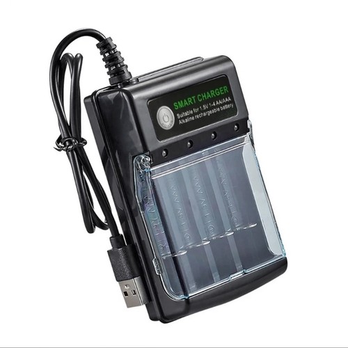 4 Slots USB Battery for Rechargeable Battery AA AAA AAAA 1.5V Alkaline7630 - Picture 3 of 8