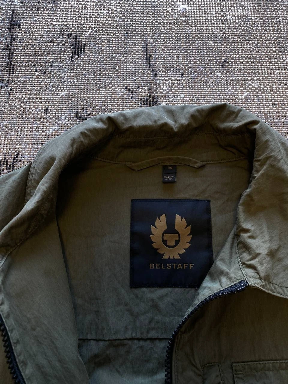 Belstaff Khaki Jacket Size Medium - product detail image 9