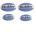 Hobby stickers set of 4 full colour suitable for hobby