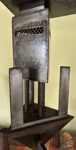 Andrew Arvanetes, Steel Sculpture “Father Figure” 1991 Chicago Art Institute - Picture 4 of 15