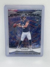 2024 Panini Prizm Fireworks Insert Caleb Williams #25 Chicago Bears (RC)
