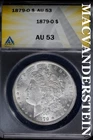 1879-O Morgan Dollar- ANACS AU53- Lustrous- No Reserve #SLA854