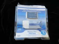 Sony Memory Stick PRO Duo 1GB With Adapter MSAC-M2 NEW (other) for PSP or camera