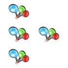  12 PCs Food -Trichter abnehmbar faltbare Faltungsangebote Küchenfilterung