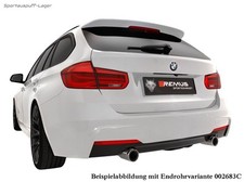 Remus Sportauspuff + Klappe BMW 3er 340i F30 F31 Limo/Tour 2x84mm Black Chrome