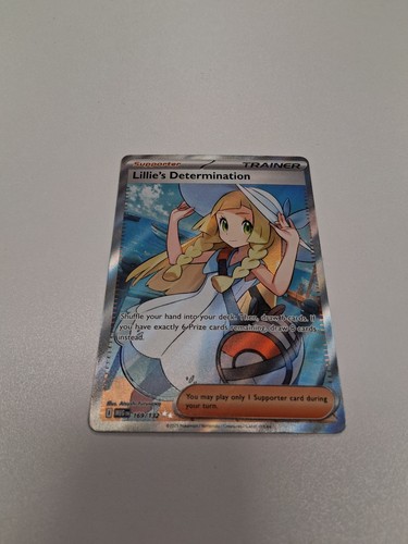 Lillie's Determination 169/132 Mega Evoluzione Holo Carta Pokemon TCG  - Foto 2 di 6