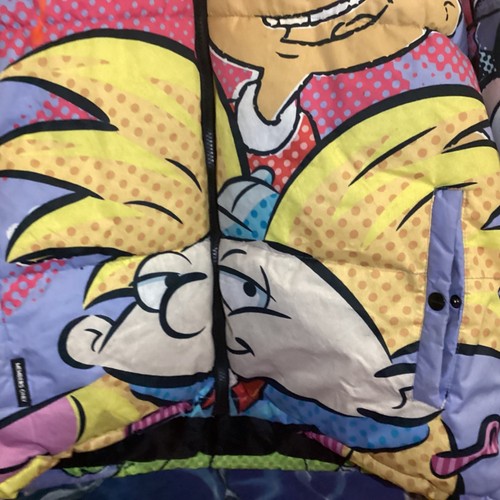 Members Only X Nickelodeon Full Zip Men’s Hoodie Coat Puffer Jacket Size Large - Picture 19 of 21