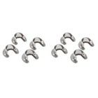 2 PCS Halterungen Für Gardinenstangen Edelstahl-schrankstangenhalterungen