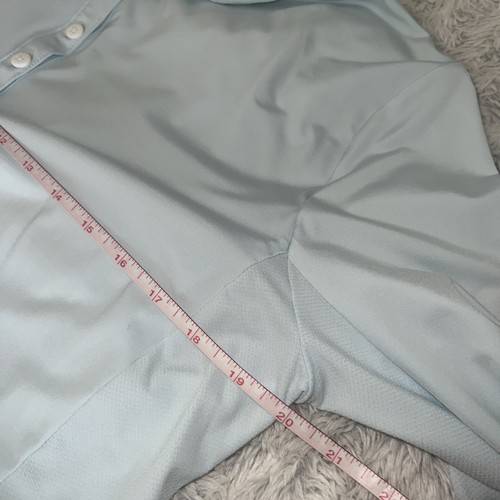 FootJoy Long Sleeve Polo Shirt Women’s L Light Blue Preppy Golf Logo EUC - Picture 9 of 10