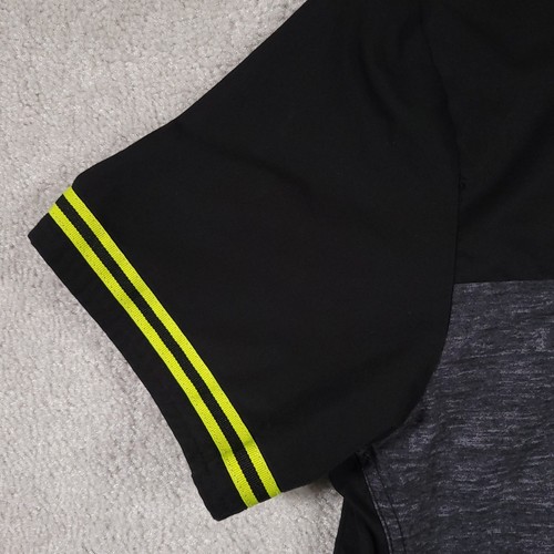 Disney Mickey Mouse Scrub Shirt Men’s   Large Black V-Neck Pockets Stretch - Picture 7 of 16