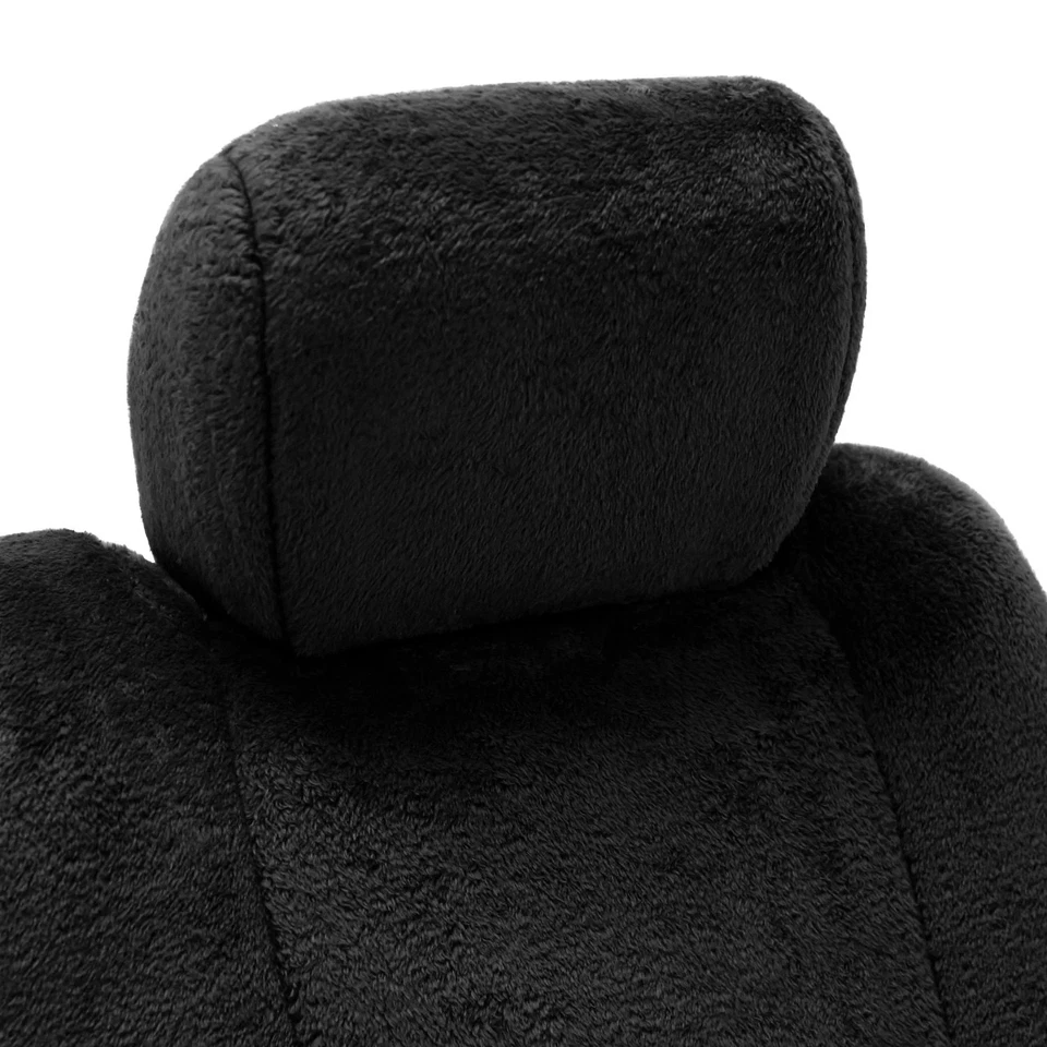 For GMC S15 Jimmy 83-91 Coverking Snuggleplush 2nd Row Custom Black Seat Covers Foto 2 de 4