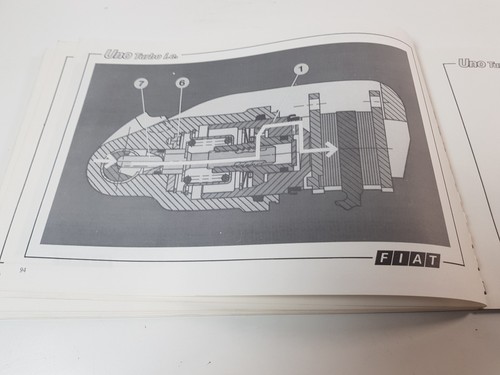 Manuale officina Fiat Uno Turbo ie dati tecnici riparazioni ed Svizzera francese - Foto 22 di 24