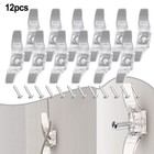 Set of 12 Cord Cleats for Blinds and Curtains with Screws Easy Installation