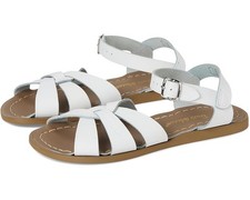 Salt Water 800-883 Sandals Toddler US 9 White Leather Adjustable Strap ZAP242