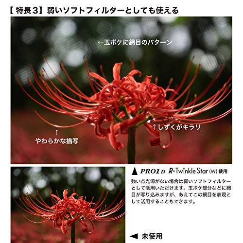 KENKO Kreuzfilter PRO1D R-Twinkle Star (B) 52 mm für Kreuzeffekt 825211 - Bild 5 von 9