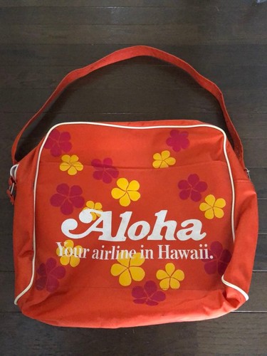 Bolso novedad años 70 USA Aloha Airlines - Imagen 1 de 5