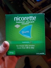 Nicorette Freshmint Chewing Gum 4mg - 210 Pieces
