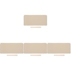 4 Pieces Ergonomisches Mauspad Matte Büro - -Pad Spielzubehör