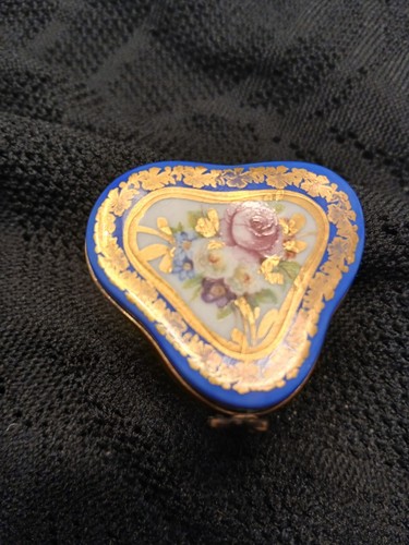 Seltene Limoges Porzellan Schmuckschatulle.. - Bild 2 von 5