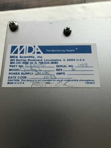 MDA SCIENTIFIC 872090 MODULO DI CONTROLLO per GAS TOSSICO 24 VAC - Foto 8 di 11