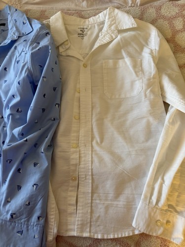 EUC Lot of 2 Boys long Sleeve Button Down Shirts Size 18 - Picture 2 of 6