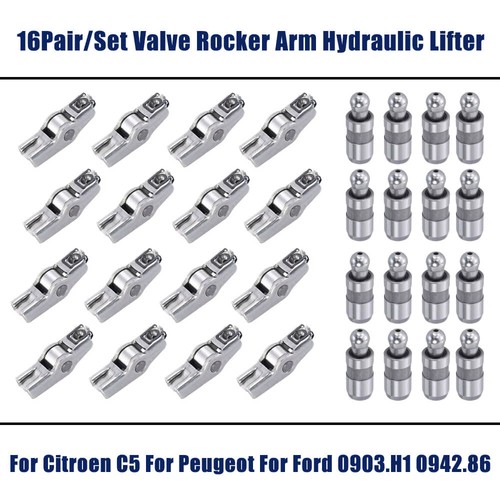 32Pcs/Set ROCKER ARMS LIFTERS FOR PEUGEOT CITROEN FORD 2.0 HDi TDCI DIESEL DW10F - Bild 1 von 8